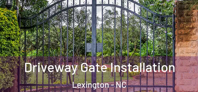 Driveway Gate Installation Lexington - NC