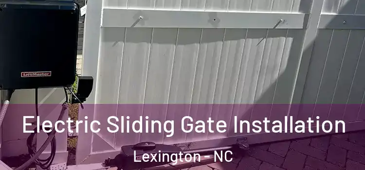 Electric Sliding Gate Installation Lexington - NC